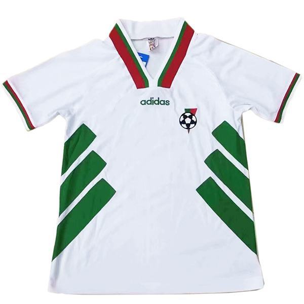 Bulgarie domicile rétro maillot de football vintage match premier maillot de football sportswear homme blanc 1994